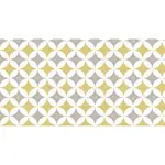 Gumený obrus Amera graugelb 387-0522 140 cm. Tovar na mieru.