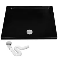 Vanička štvorcová Savoy Rea K4804 black 80x80