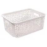 Košík Bamboo biely