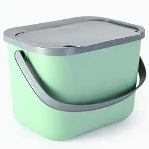 Vedro na bioodpad 6l Bini zeleno-sivý 56119959