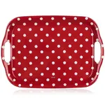 Tác s úchyty Dots 36x25.5cm červený