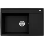Dřez granitový Camea 790x500x210 Karbon