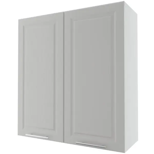 Kuchynská skrinka Emporium W4/90 light grey stone/biela