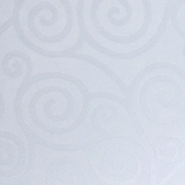 Obrus Slimák biela 140x260 cm odolný voči škvrnám