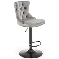 Barová židle H117 popelaty/černá