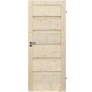 Interiérové dveře Wezuwiusz plné 90P sukaté nelakované