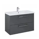 Skříňka s umyvadlem Boa Vista New 80 antracit