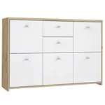 Komoda BEST CHEST dub artisan/bílá 5D2S SQNK233-C804