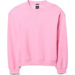 GAP CORP LOGO CREW Pánská mikina, růžová, velikost