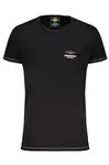 AERONAUTICA MILITARE BLACK MEN'S OUTDOOR T-SHIRT