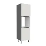 Vysoká skříňka pro vestavnou troubu Aria ANT 60 DP-210 2F Barva korpusu: Antracit, Barva dvířek: WH - Crystal white AFM