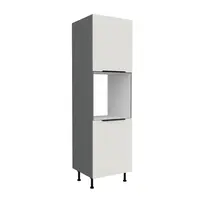 Vysoká skříňka pro vestavnou troubu Aria ANT 60 DP-210 2F Barva korpusu: Antracit, Barva dvířek: WH - Crystal white AFM