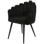 Kayoom ŽIDLE S PODRUČKAMI, železo, černá