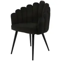 Kayoom ŽIDLE S PODRUČKAMI, železo, černá