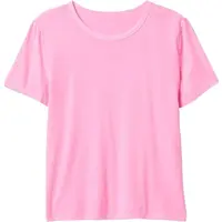 GAP ORGANIC VINT CREW 2 Dámské tričko, růžová, velikost