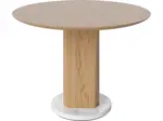 Konferenční stolek Root Ø60, v. 44 cm, více variant - Bolia Varianta: olejovaný dub, šedý/bílý mramor