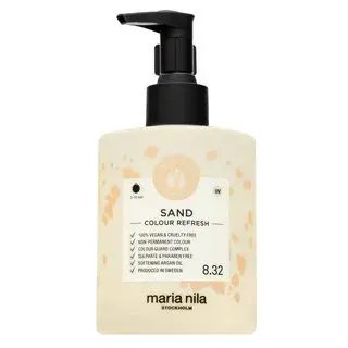 Maria Nila Colour Refresh vyživující maska s barevnými pigmenty pro oživení blond a světle hnědých odstínů Sand 300 ml