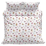 Bavlnené obliečky Ozdoby červené 140x200, 70x90 cm