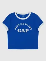 GAP Dámské Crop tričko s logem 749366-05 Velikost: XS