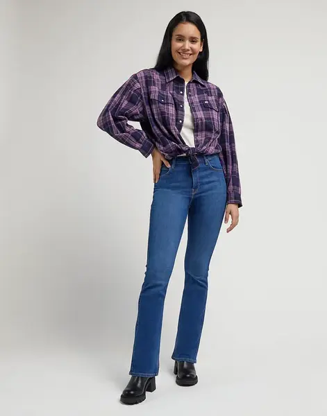 Dámské džíny LEE BREESE BOOT AZURE WAVE 112341971 Velikost: 26/29