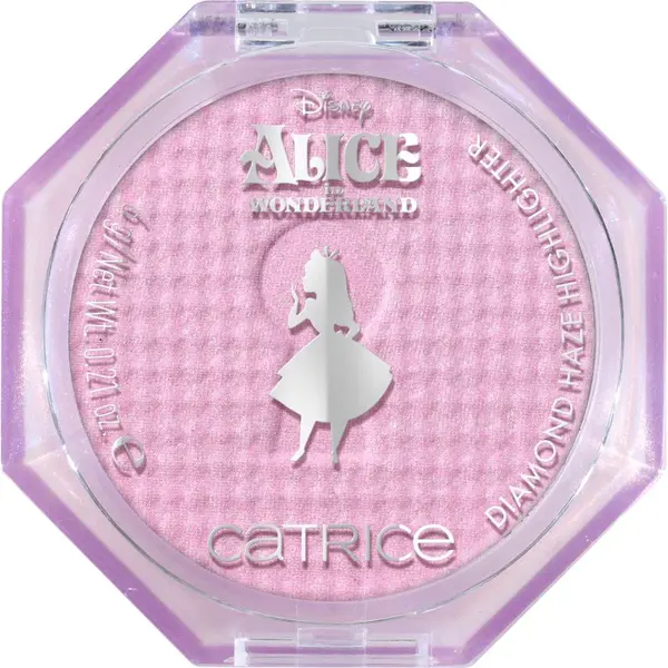 Catrice Disney Alice in Wonderland kompaktný púdrový rozjasňovač s multichromatickým efektom odtieň C01 Dream Bigger! 6 g
