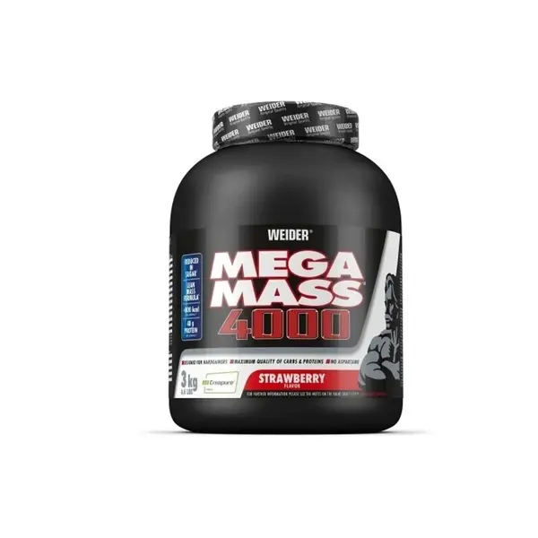 WEIDER Giant Mega Mass 4000  strawberry 3000 g