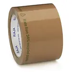24 x Tichá PP lepicí páska, šířka 75mm, návin 66m, hnědá, 80% recyklovaná | RAJA