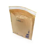 100 x Bublinkové obálky 180x265mm, samolepicí s krycím proužkem, 80% recyklované, hnědé | RAJA