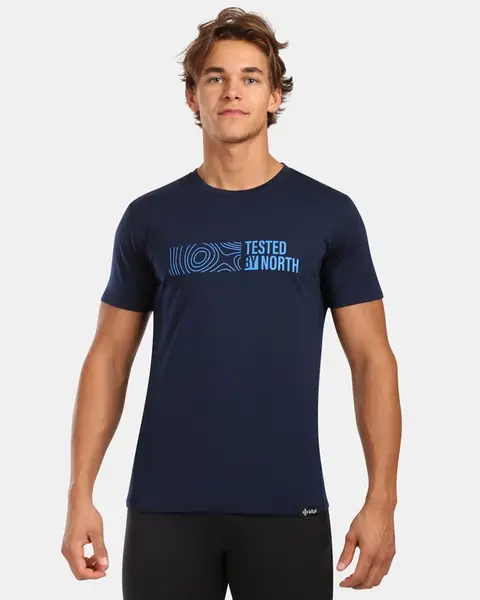 Pánské tričko z merino vlny kilpi sloper-m tmavě modrá 3xl