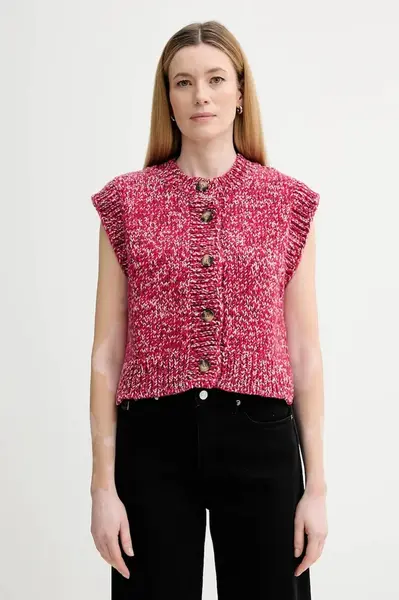 Vesta s přídavkem vlny Marc O'Polo červená barva, 5000007880