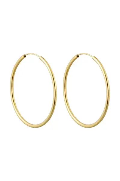 Pozlacené stříbrné náušnice Design Letters 90403023GOLD