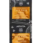 APIVITA Express Beauty Honey pleťová maska 2x8 ml