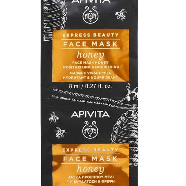 APIVITA Express Beauty Honey pleťová maska 2x8 ml