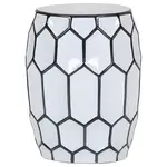 Landscape ODKLÁDACÍ STOLEK, černá, bílá