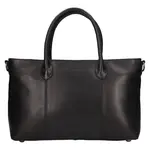 Dámská kožená shopper kabelka The Chesterfield Brand Pergamino - černá