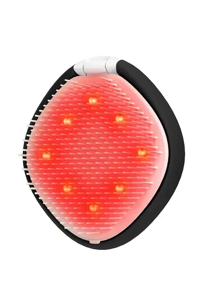 Technologicky pokročilý kartáč na vlasy s LED osvětlením FOREO Flip Play Advanced černá barva