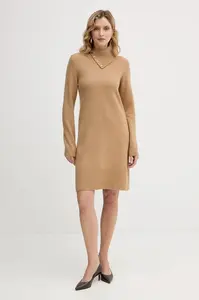 Šaty s příměsí vlny United Colors of Benetton