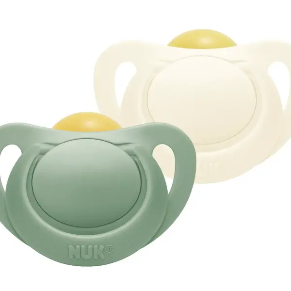 NUK For Nature Dudlík latex 6-18m box 2 ks