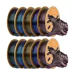 10kg ERYONE Burnt Titanium PLA Filament - 2kg Blue-purple + 2kg Red + 2kg Dark Golden + 2kg Blue + 2kg Green