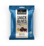 Olymp Kalamata tmavé olivy bez pecky s pomerančovou kůrou a bylinkami 70 g