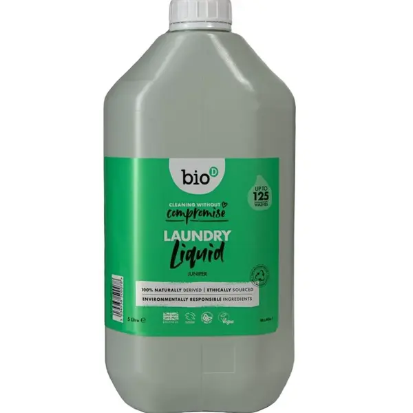 Bio d Tekutý prací gel s vůní jalovce a mořské řasy náhradní kanystr 5 l