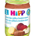Hipp BIO Červená řepa s jablky a hovězím masem 220 g