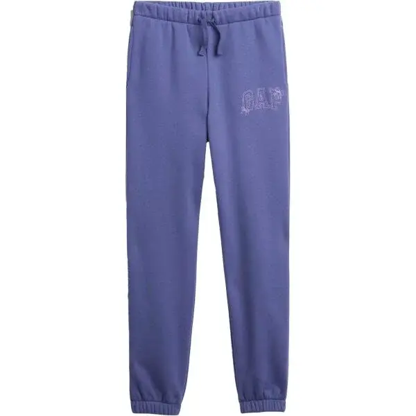 GAP V-FA LOGO HERITAGE JOGGER Dievčenské tepláky, modrá, veľkosť