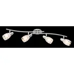 GLOBO Stropné svietidlo ROY, 4x E14, chróm, 81 x 9 x 19 cm