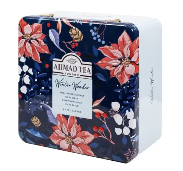 Vánoční dárková kolekce čajů v plechové kazetě "Winter wonder"