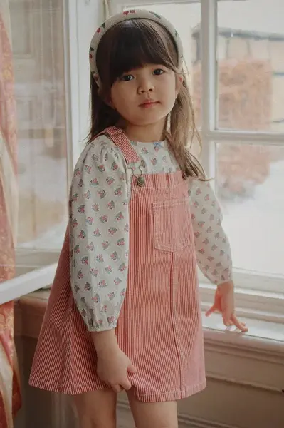 Dětské bavlněné šaty Konges Sløjd LUC SPENCER DRESS GOTS