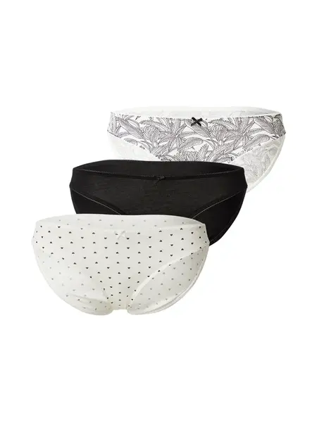 ETAM Nohavičky 'Jackie'  čierna / biela