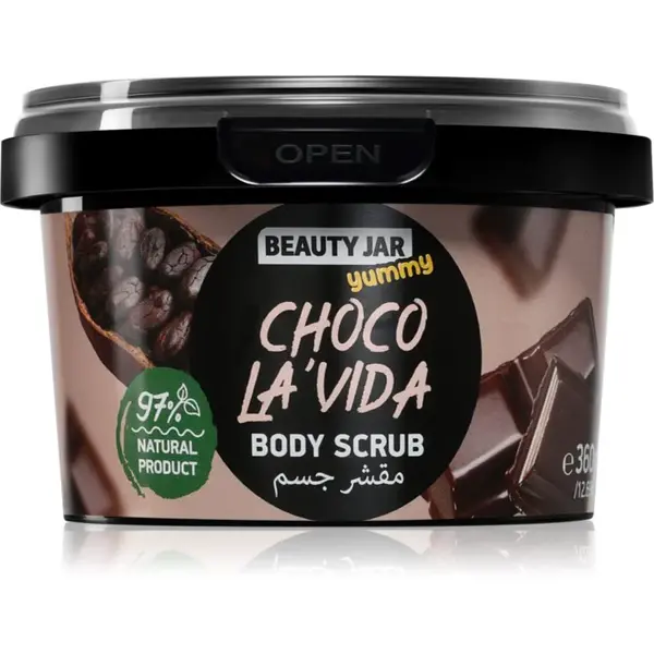 Beauty Jar Yummy Choco La'vida telový peeling 360 g