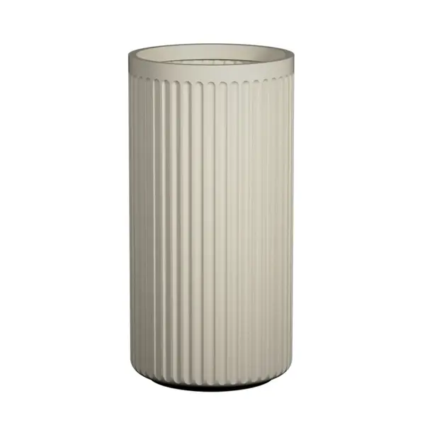 Květináč Turris, hedvábně bílá, více velkostí - Pottery Pots Velikost: XL - ⌀ 52, v. 104 cm