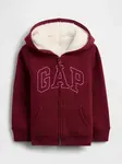 GAP Baby Insulated Sweatshirt Logo Sherpa - Girls